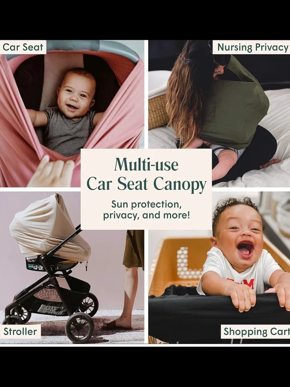 Car Seat Cover - Olive Green by Unbranded